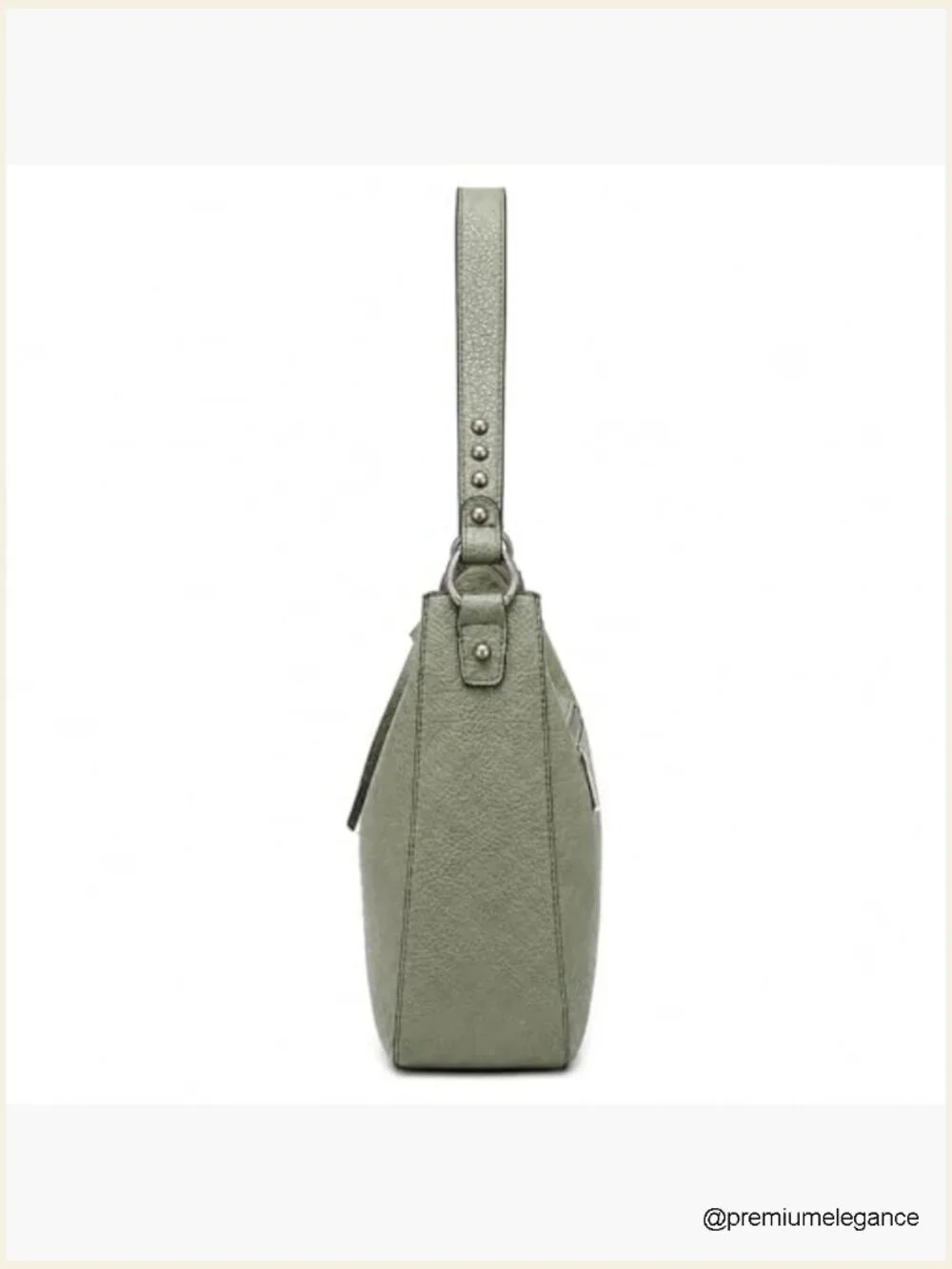PU Leather Hobo Crossbody Purse with Detachable Strap